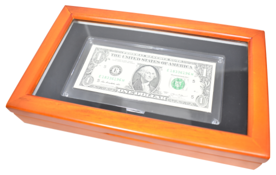 Guardhouse Glass-top Box for Modern Currency Holder