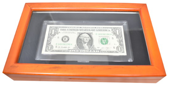 Guardhouse Glass-top Box for Modern Currency Holder
