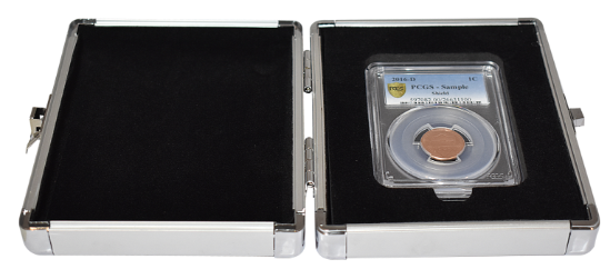 Single Slab Black & Aluminum Box