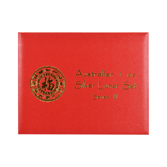 Australian 1 oz Silver Lunar II Set