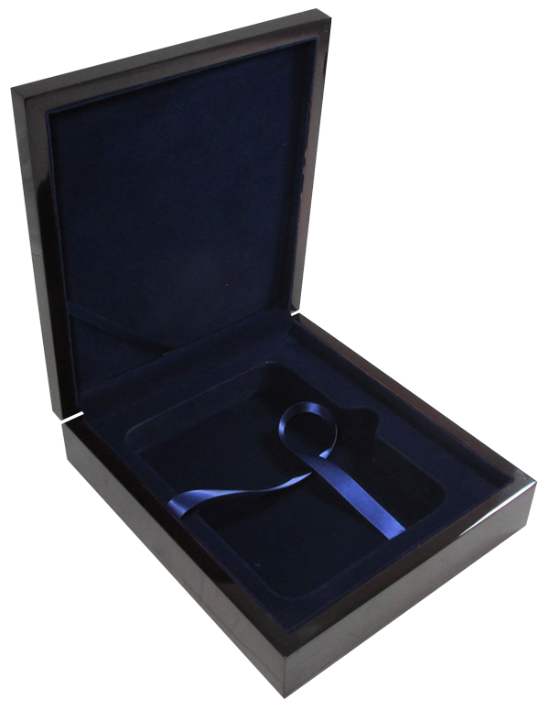 Large NGC Slab Box with Dome Lid and Piano Finish