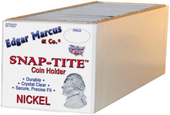 Edgar Marcus 2x2 Snap-Tite Nickel - 25 per box