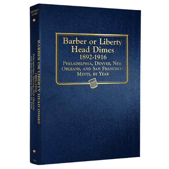 Barber Dime Album 1892-1916