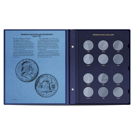 Franklin Half Dollar Album 1948-1963