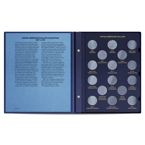 Native American Dollars Album 2009 -