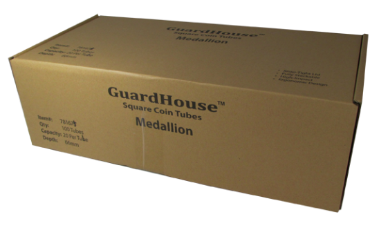 Guardhouse Medallion Coin Tube - H66-100 Pack