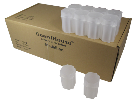 Guardhouse Medallion Coin Tube - H66-100 Pack