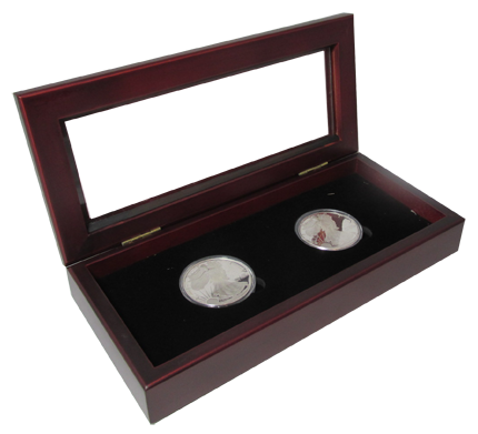Guardhouse Glass-top Wood Display Box -GH-W1800: (2L)
