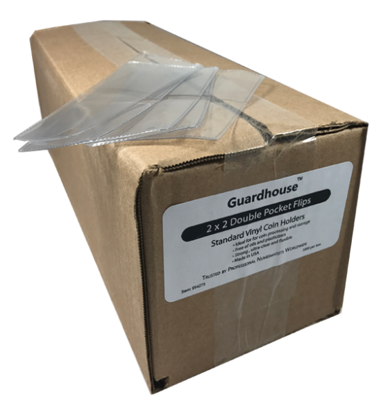 2x2 Coin Flip - Soft Vinyl Bulk/1000 Box